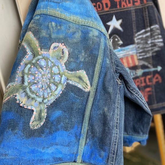Turtle Time Girls or Boys Denim